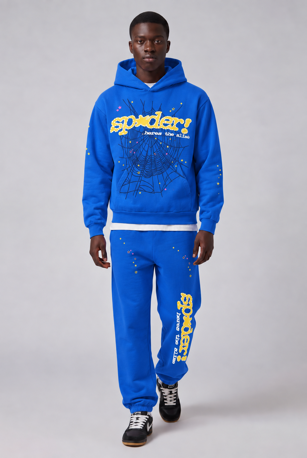 Sp5der Sweatpants TC Blue
