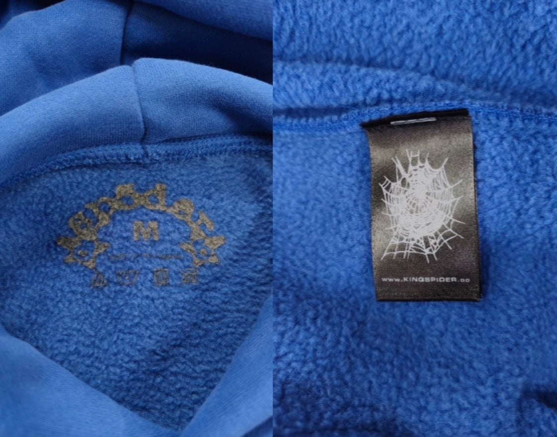 Sp5der Legacy Hoodie Blue