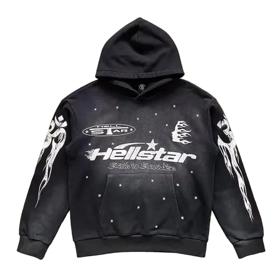 Hellstar Flare Black Flame Broek Hoodie