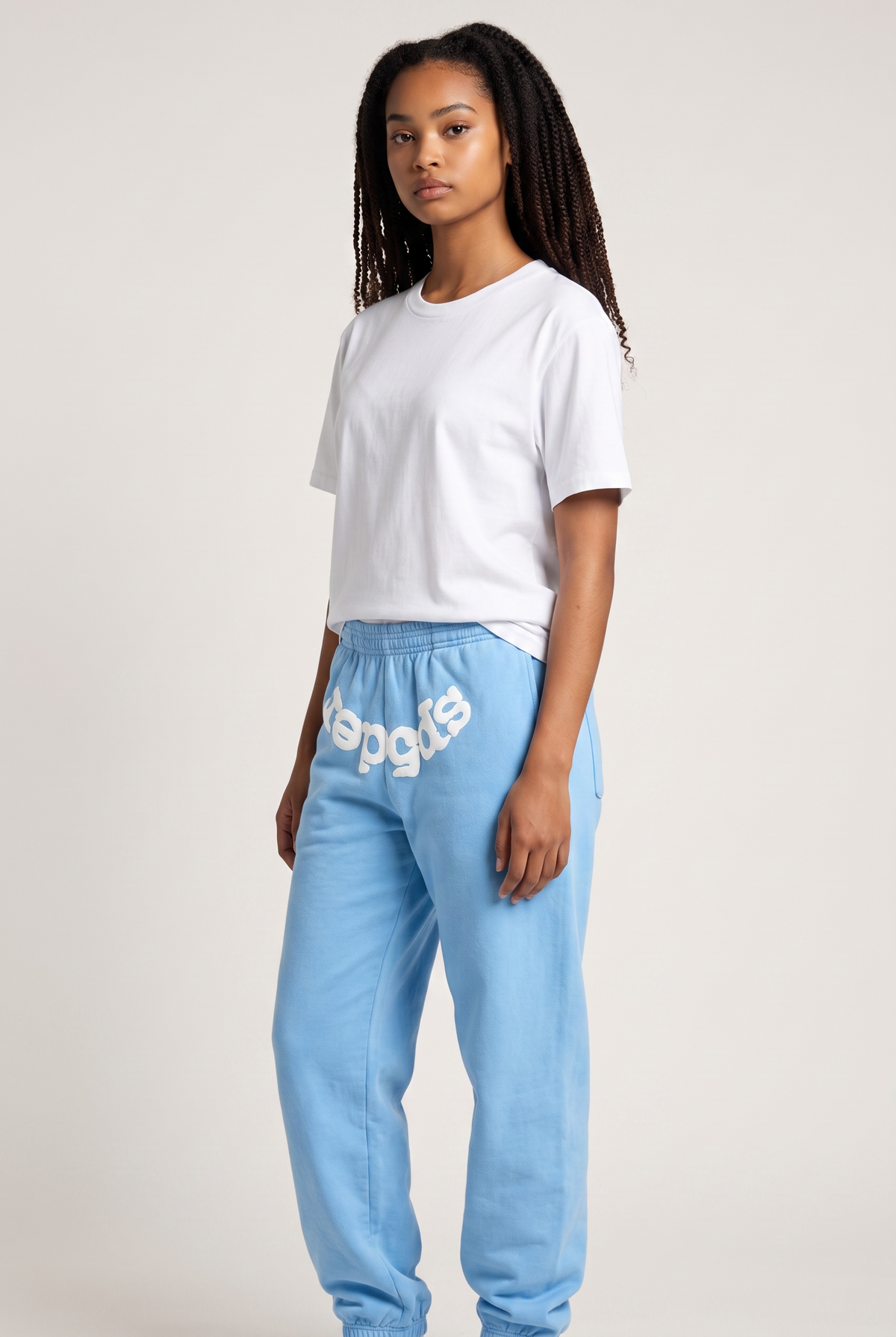 Sp5der Classic Sweatpants Sky Blue
