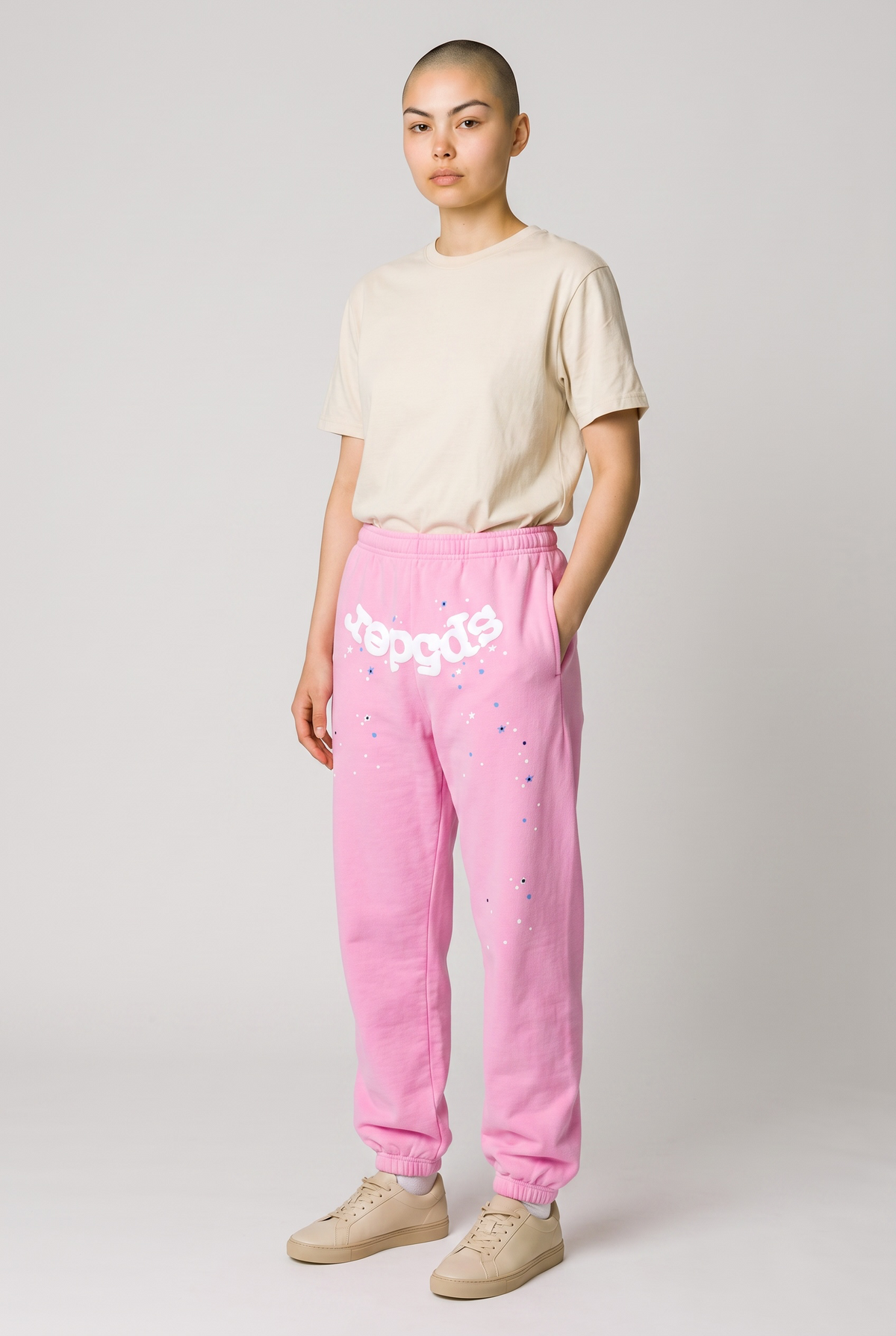 Sp5der Atlanta Tracksuit Pink