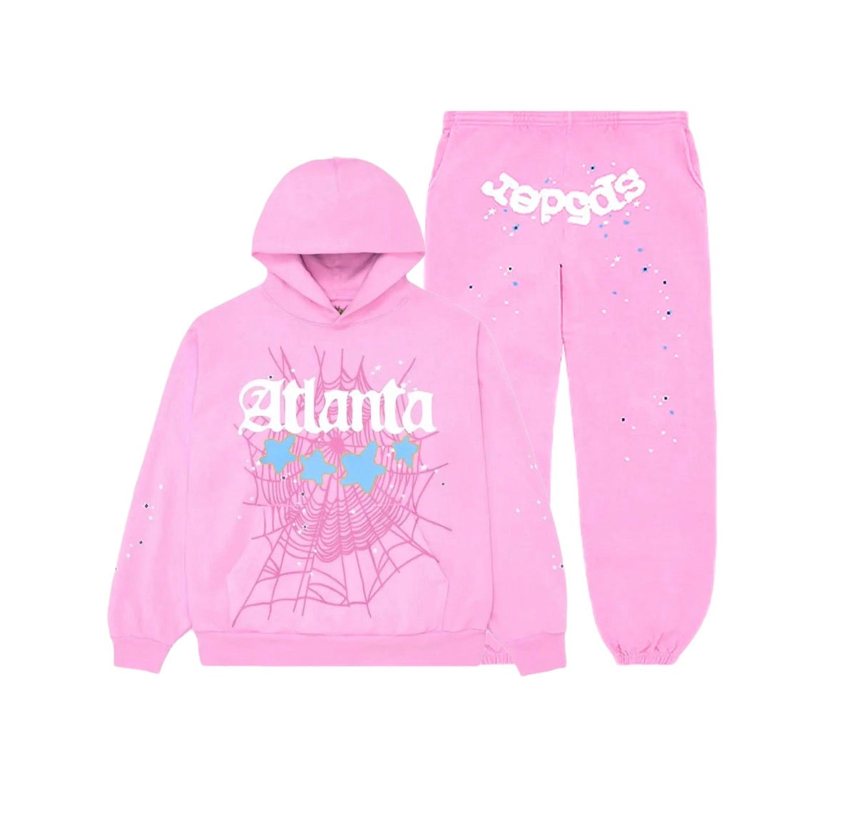 Sp5der Atlanta Tracksuit Pink